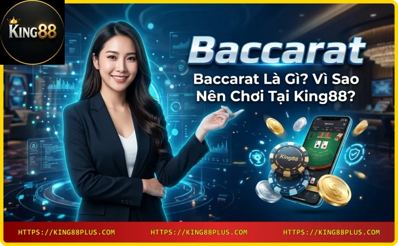 Baccarat online tại King88 – bàn chơi sang trọng với dealer chuyên nghiệp