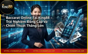 Baccarat online tại King88 – bàn chơi sang trọng với dealer chuyên nghiệp