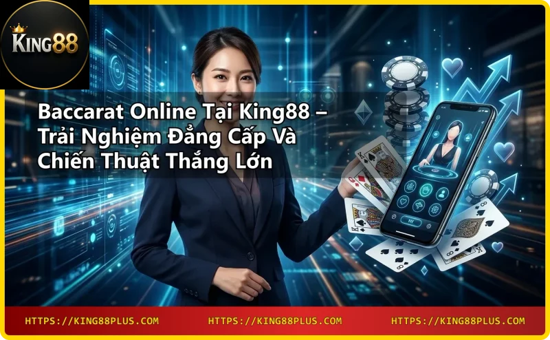 Baccarat online tại King88 – bàn chơi sang trọng với dealer chuyên nghiệp