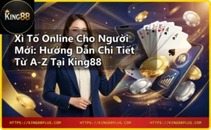 Bàn xì tố online với bài và chip tại King88