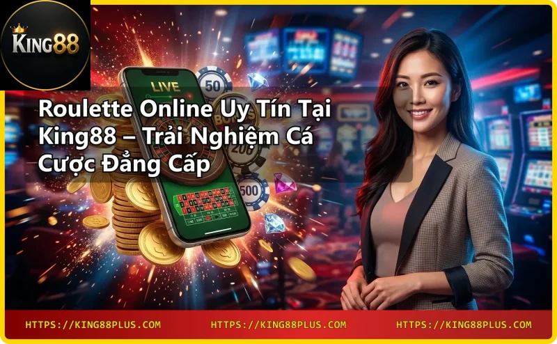 Bánh xe Roulette với bóng lăn tại King88