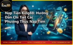 Các phương thức nạp tiền King88: chuyển khoản ngân hàng, ví điện tử, thẻ cào