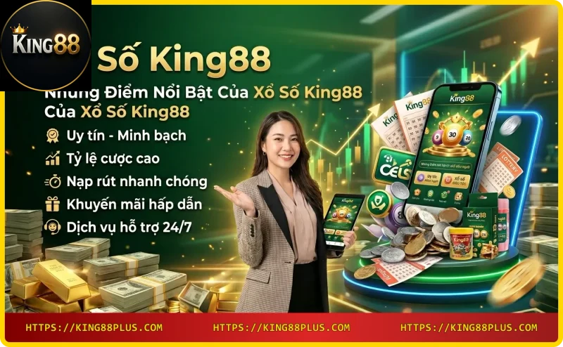 Giao diện Xổ Số King88 trên điện thoại