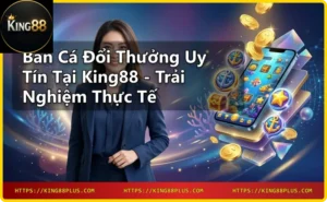 Người chơi bắn cá đổi thưởng tại King88 với súng công nghệ cao và đàn cá neon