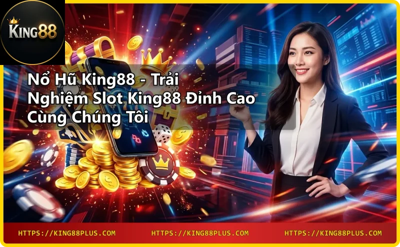 Slot King88 - Guồng quay nổ hũ với biểu tượng phượng hoàng và mèo chiêu tài