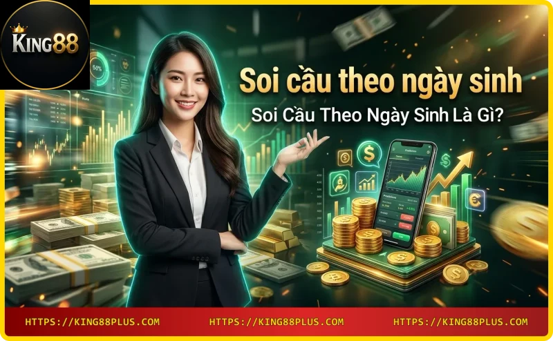 Soi cầu theo ngày sinh - tay cầm thẻ ngày sinh với các con số