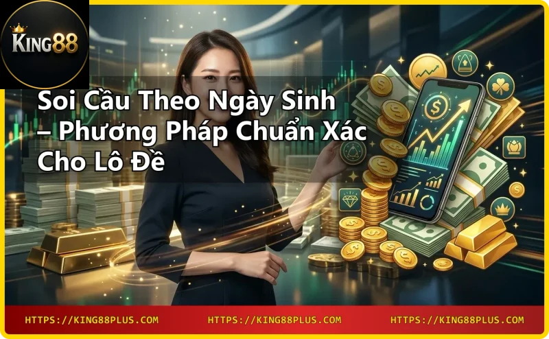 Soi cầu theo ngày sinh - tay cầm thẻ ngày sinh với các con số