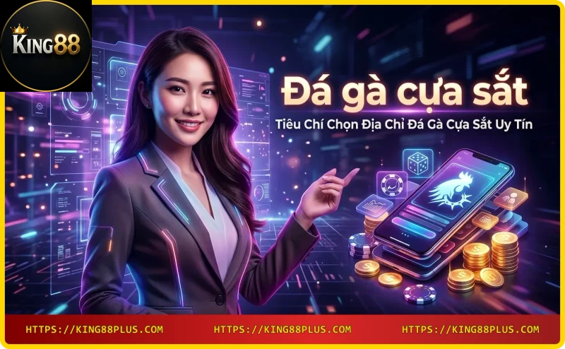 Tiêu chí chọn địa chỉ đá gà cựa sắt uy tín - King88 đáp ứng mọi tiêu chuẩn